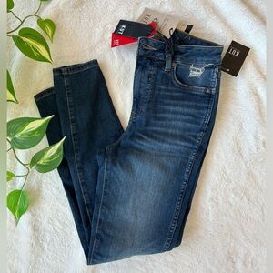 NWT Kut high rise Connie fab ab ankle skinny, classic blue jean